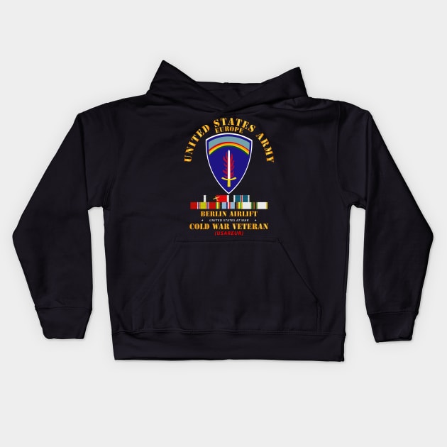 US Army Europe - Berlin Airlift  w  COLD EXP OCCP Airplane SVC Kids Hoodie by twix123844